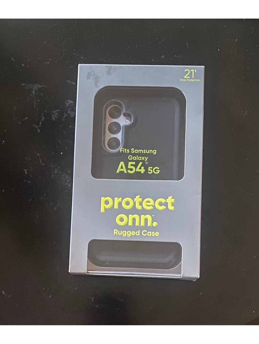 Onn RuggedCase for Samsung Galaxy A54 5G Black